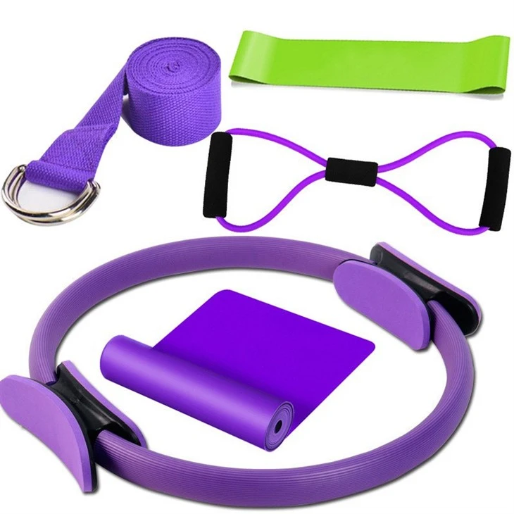 CHOOYOU 5-Piece Durable EVA Pilates Ring Set